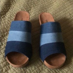 Comfort View wedged sandals NBW